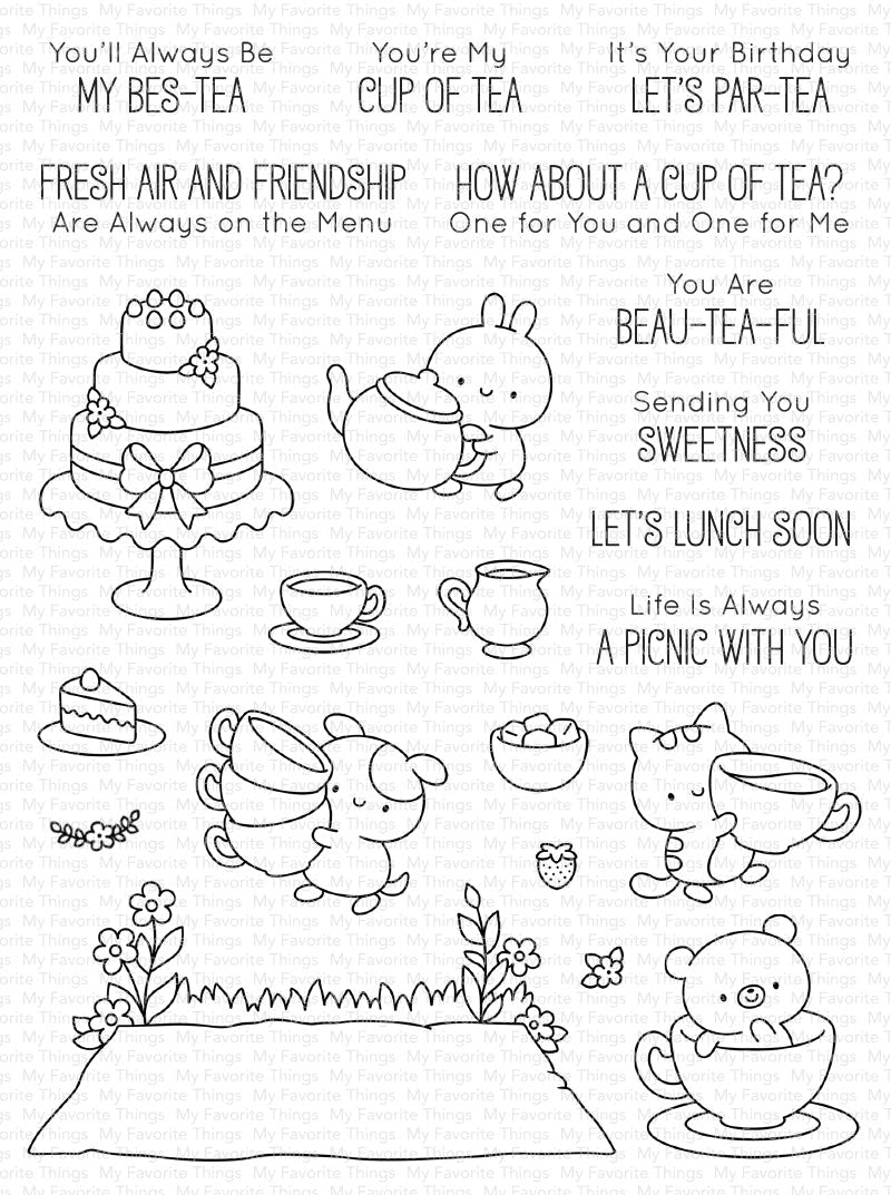 Tea Party Pals Stamp Set