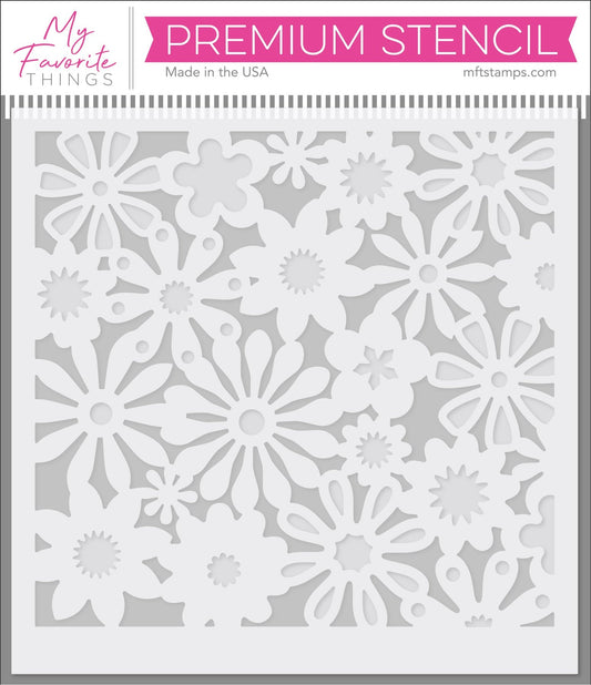 Funky Florals Stencil Set