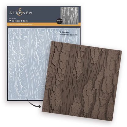 Weathered Bark 3D Embossing Folder 