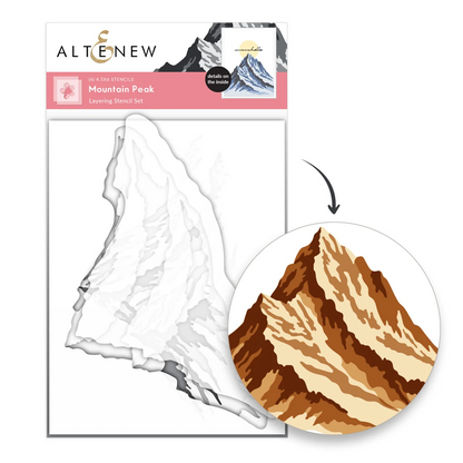 Mountain Peak Stencils