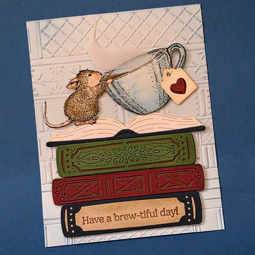House Mouse Brew-tiful Day Rubber Stamp