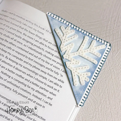In Stitches: Bookmarked Snowflake Honey Cuts