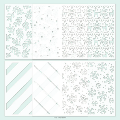 Merry Mix Stencil Pack