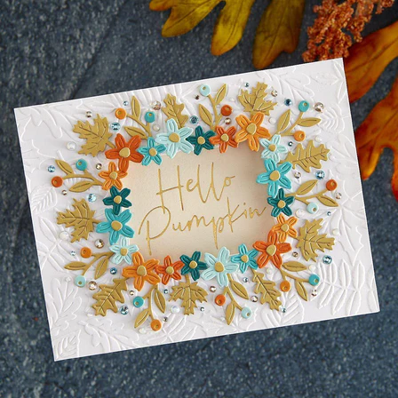 Falling Leaves Embossing Folder