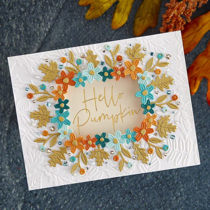 Falling Leaves Embossing Folder