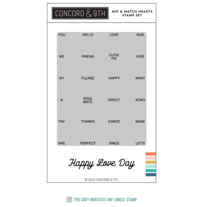 Mix & Match Hearts Stamp Set