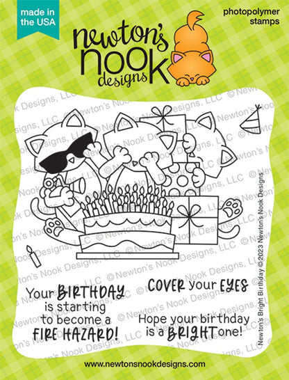 Newton's Bright Birthday Stamp Set