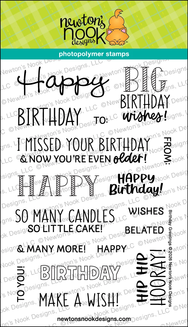 Birthday Greetings Stamp Set