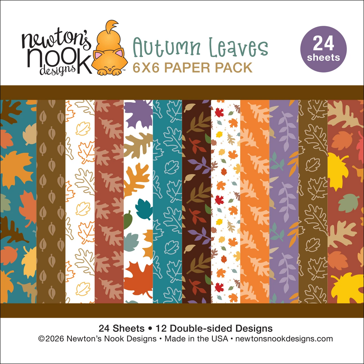Autumn Leaves 6x6 Paper Pack