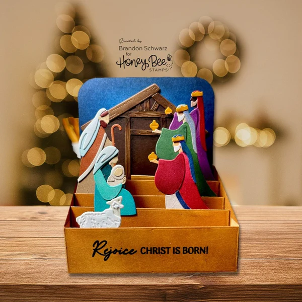 Lovely Layers: Nativity Scene Honey Cuts