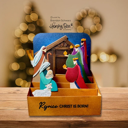 Lovely Layers: Nativity Scene Honey Cuts