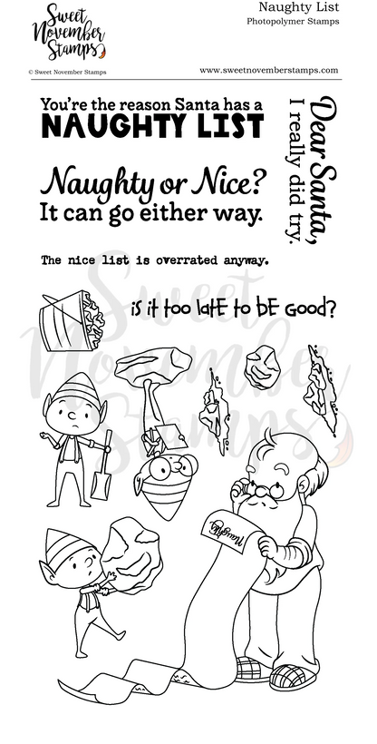 Naughty List Stamp Set