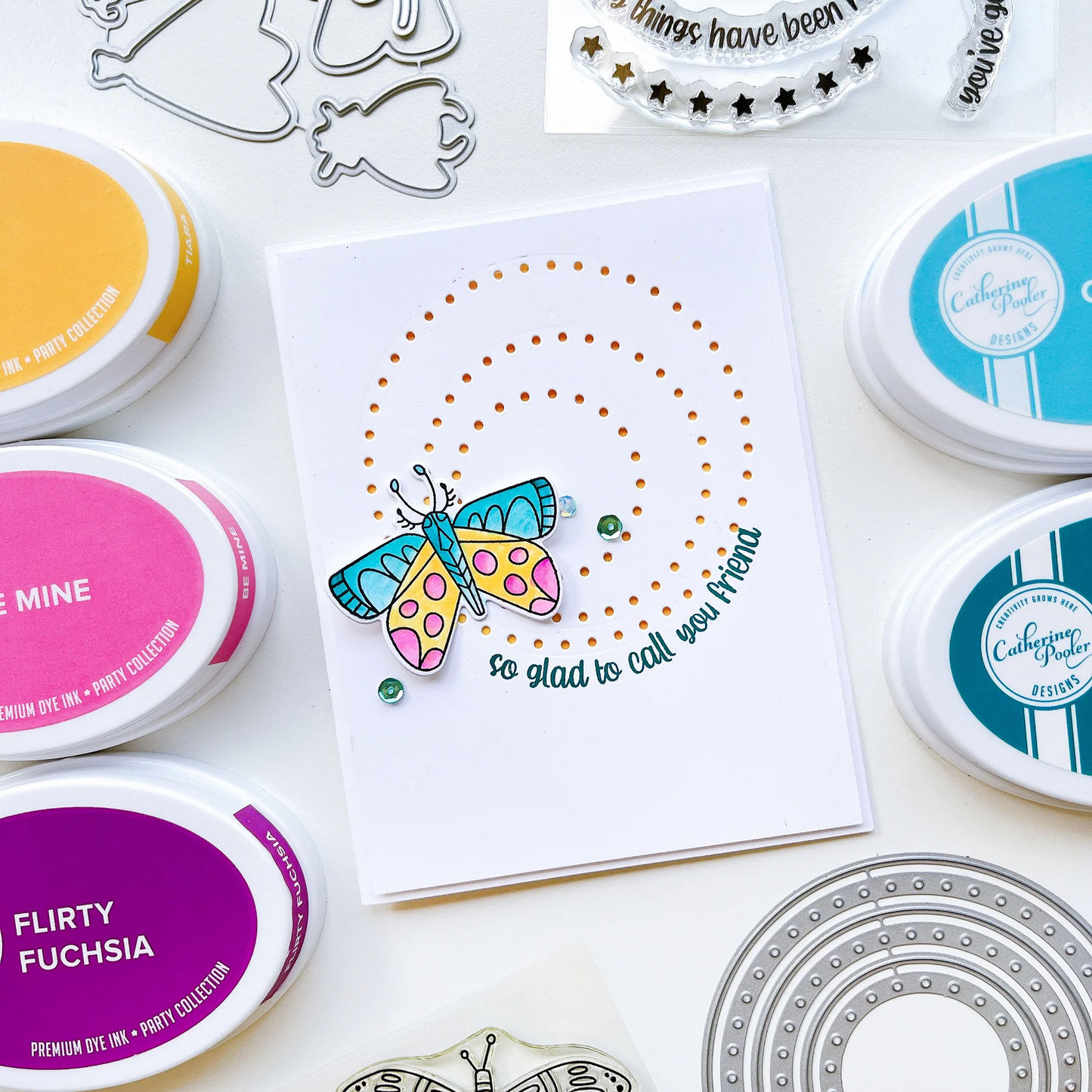 Round About Messages Stamp Set