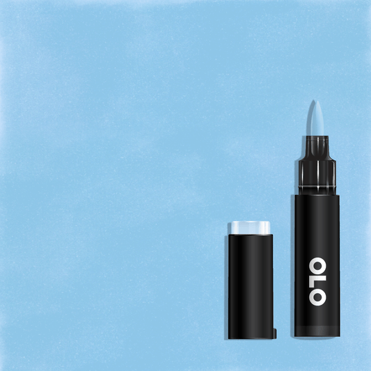 Brush Half Marker B4.1 Powder Blue