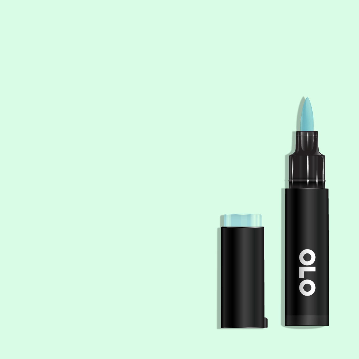 Brush Half Marker G0.0 Small Emerald