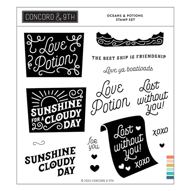 Oceans & Potions Stamp Set