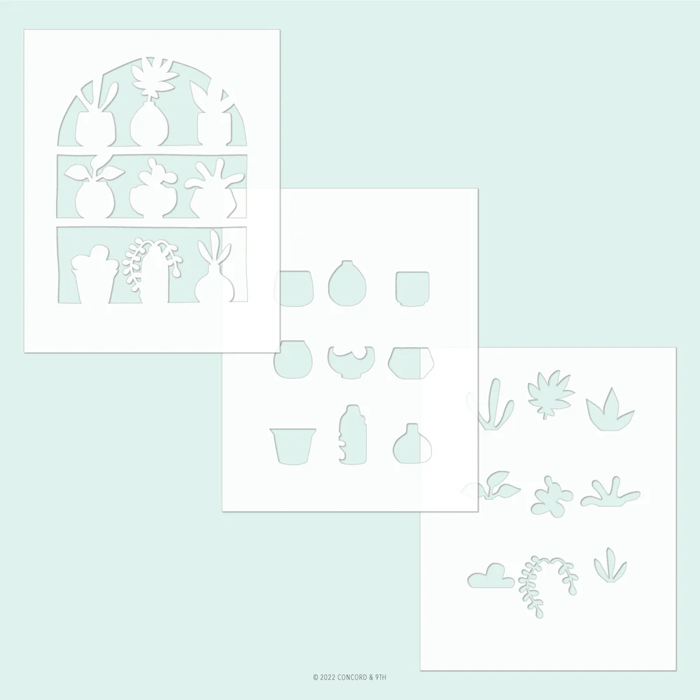 On My Mind Stencil Pack