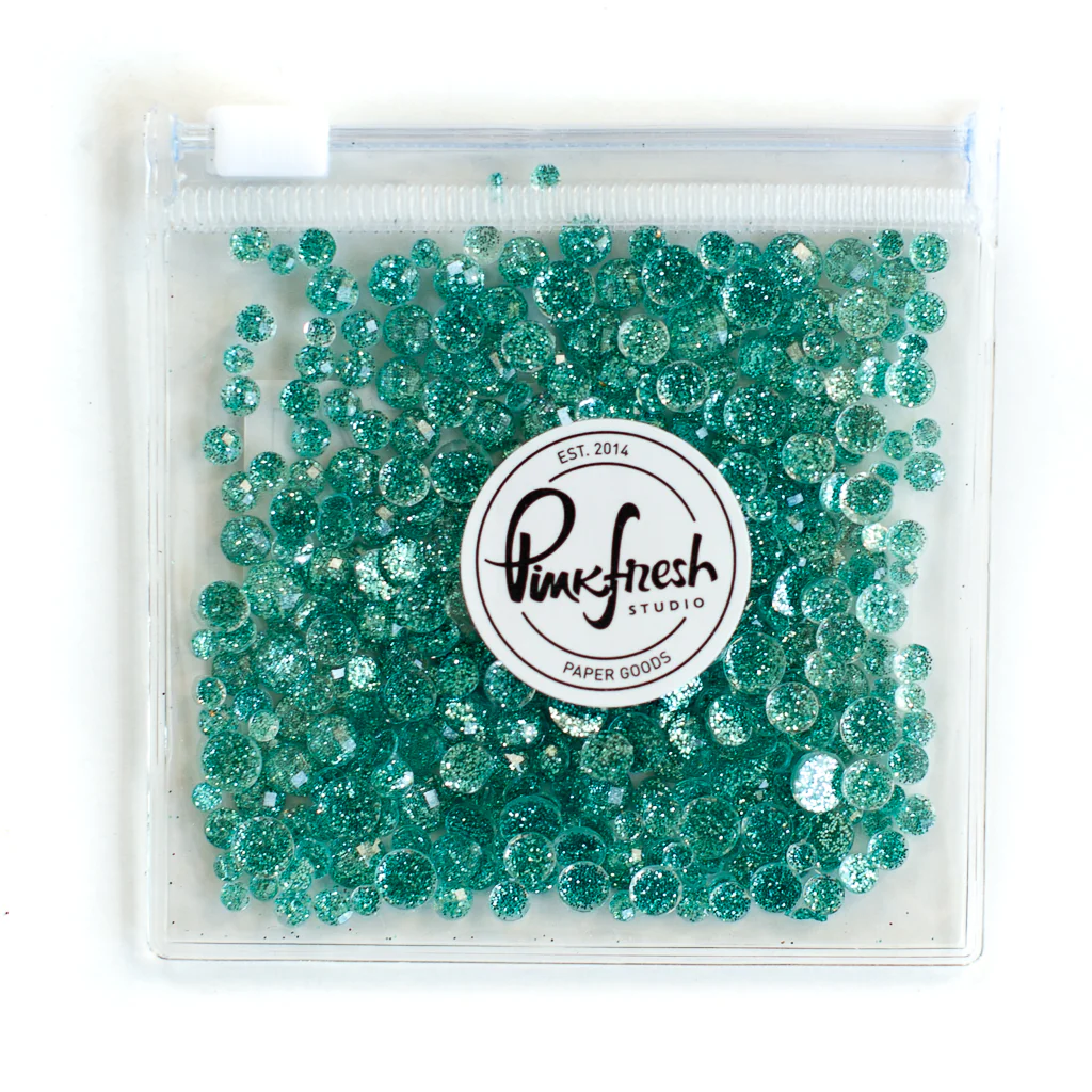 Glitter Drops: Aqua 