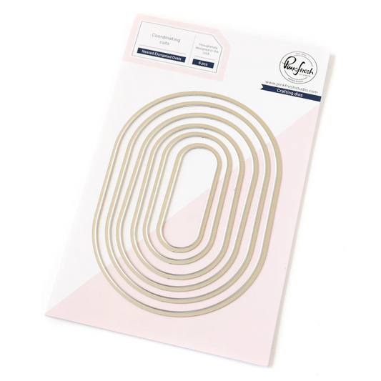 Essentials: Nested Elongated Ovals Die 