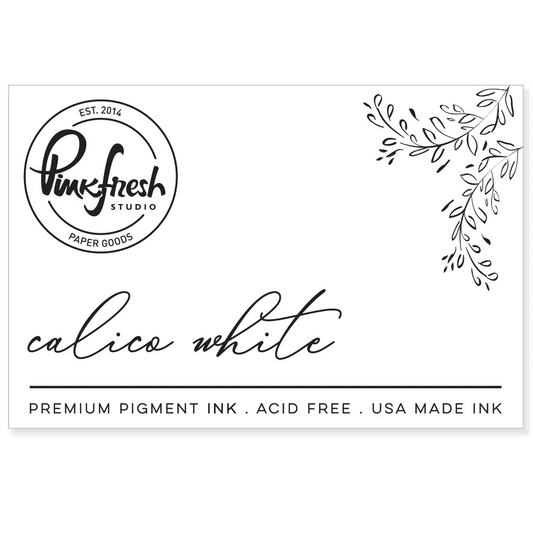 Premium Pigment Ink Pad Calico White 