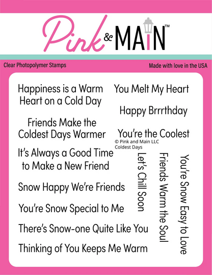 Coldest Days Stamp Set