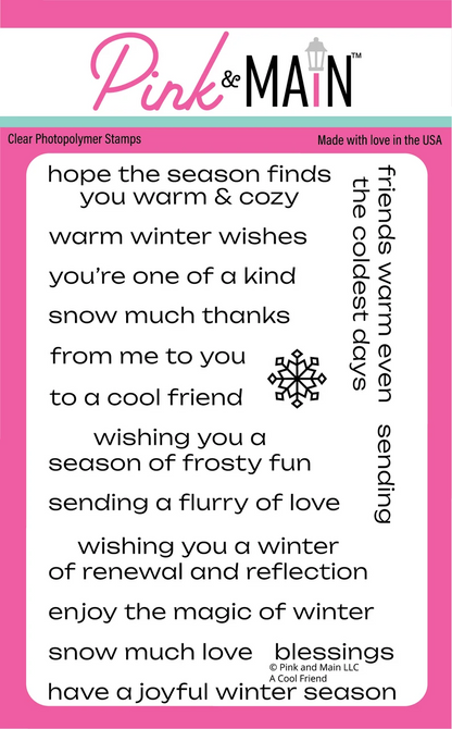 A Cool Friend Stamp Set