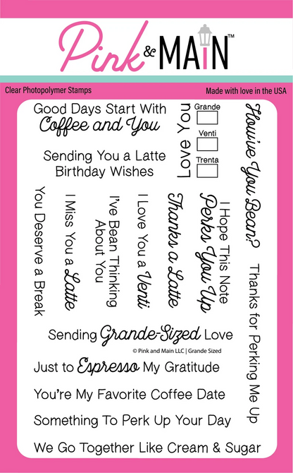 Grande Sized Stamp Set