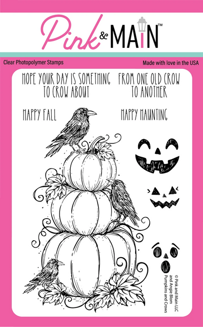 Pumpkins and Crows Stamp Set