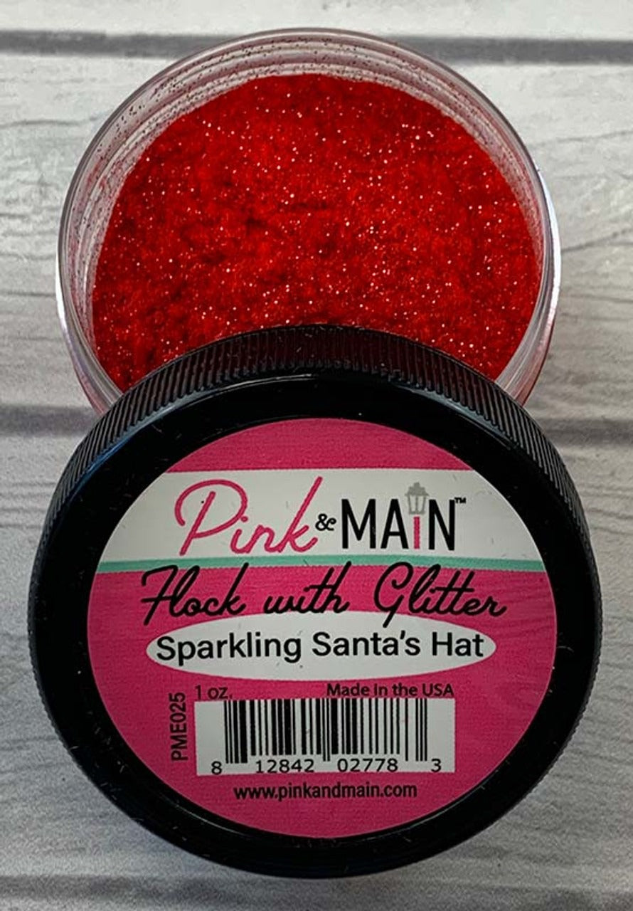 Sparkling Santa's Hat Flock