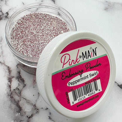 Peppermint Swirl Embossing Powder