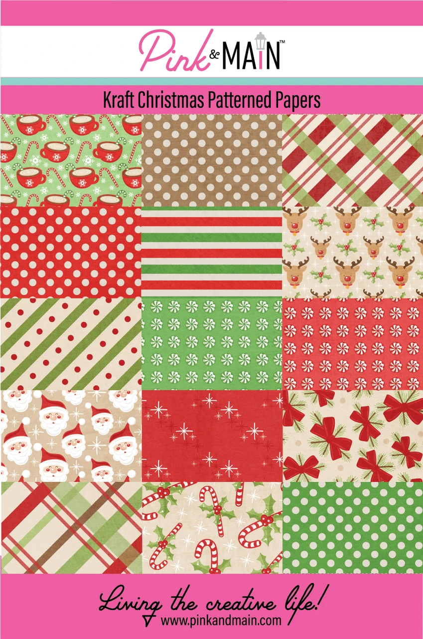 Kraft Christmas 8.5 x 5.5 Paper Pack