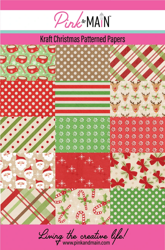 Kraft Christmas 8.5 x 5.5 Paper Pack