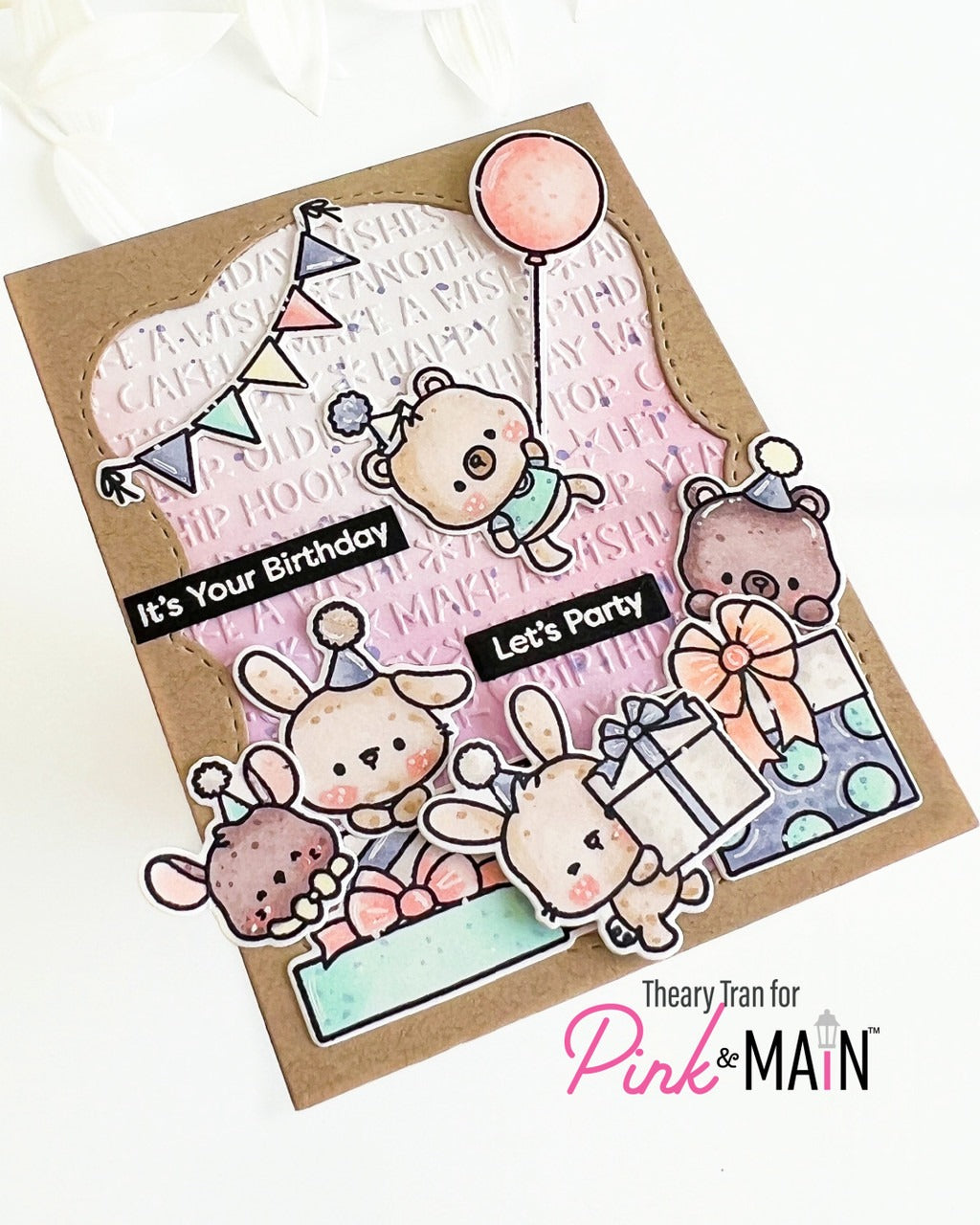 Birthday Wishes 6x6 Embossing Folder