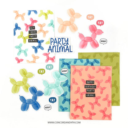 Party Animal Stencil Pack