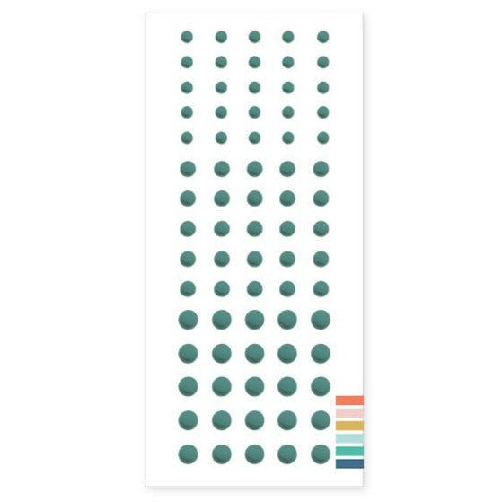 Enamel Dots: Peacock