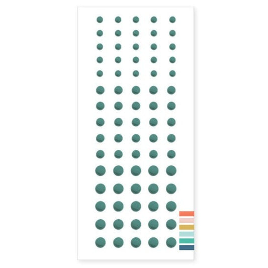 Enamel Dots: Peacock