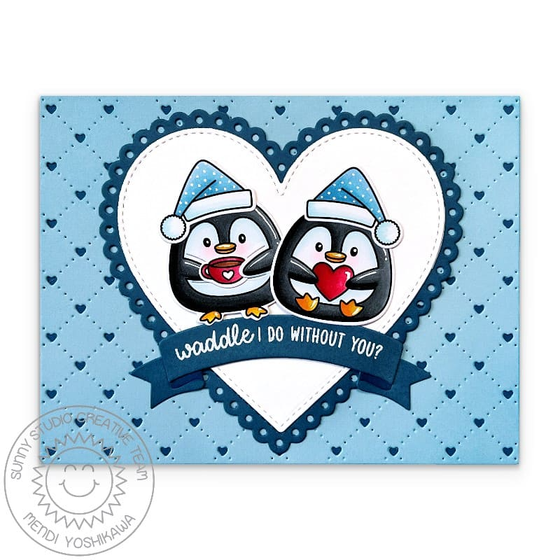 Penguin Pair Stamp Set