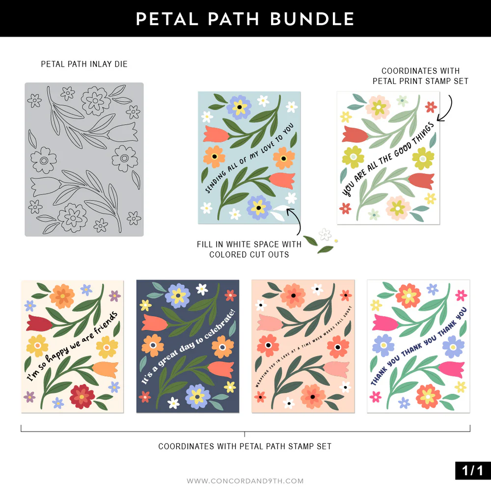 Petal Path Inlay Die