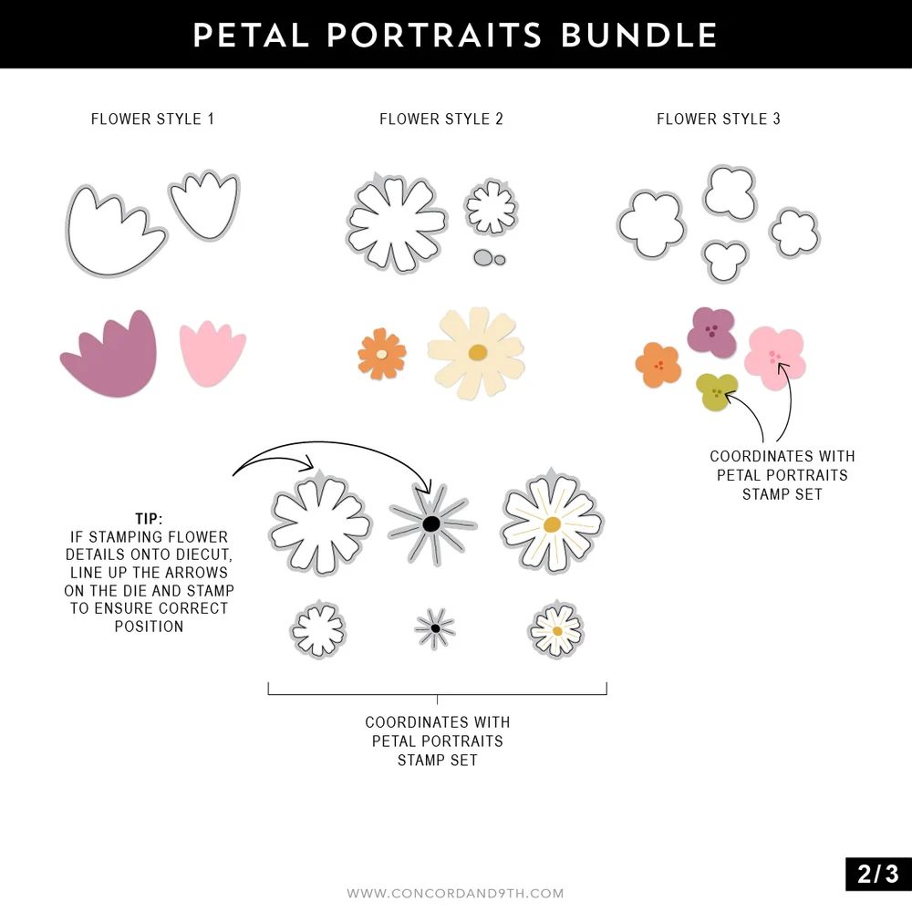 Petal Portraits Dies