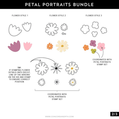 Petal Portraits Dies