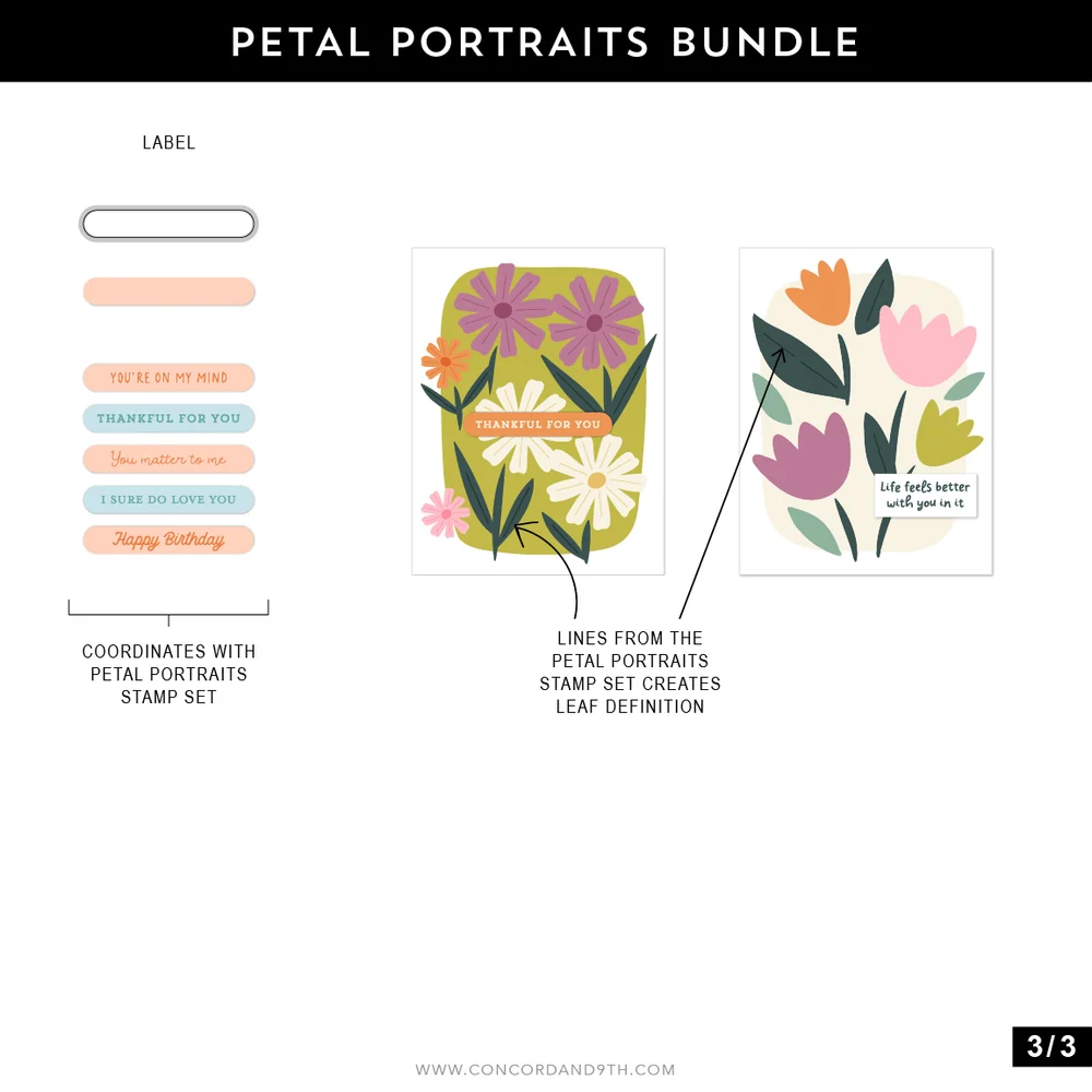 Petal Portraits Dies