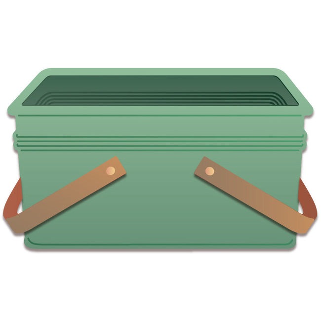 Lovely Layers: Vintage Picnic Basket - Honey Cuts