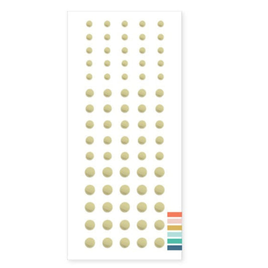 Enamel Dots: Pistachio