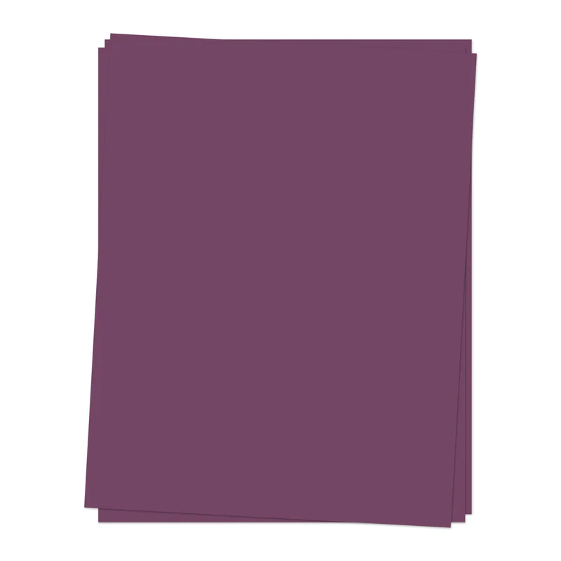 8.5 x 11 Cardstock: Plumberry