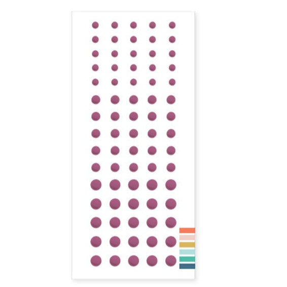 Enamel Dots: Plumberry