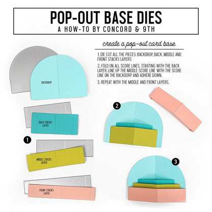 Pop-out Stacks Base Dies