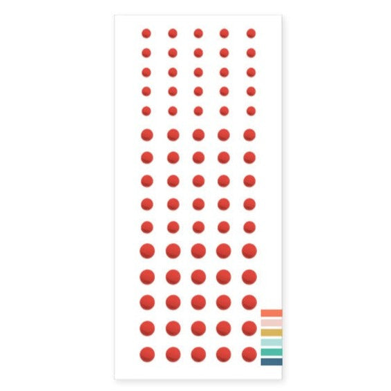 Enamel Dots: Poppy