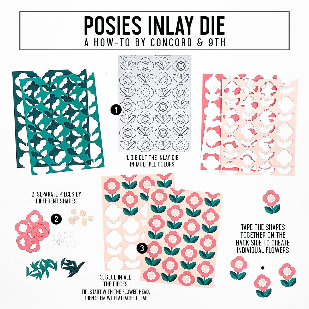 Posies Inlay Die