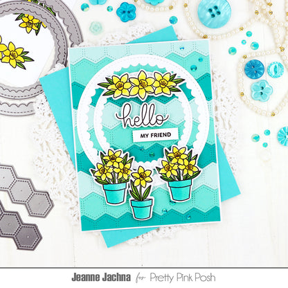 Potted Daffodils Stamp Set