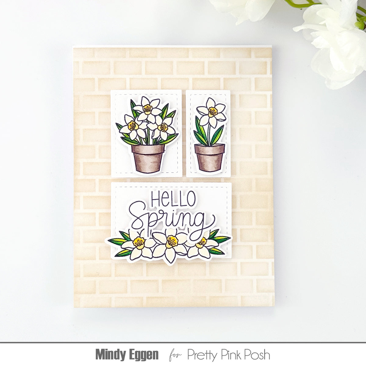 Potted Daffodils Stamp Set